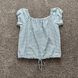 Madewell striped blouse top